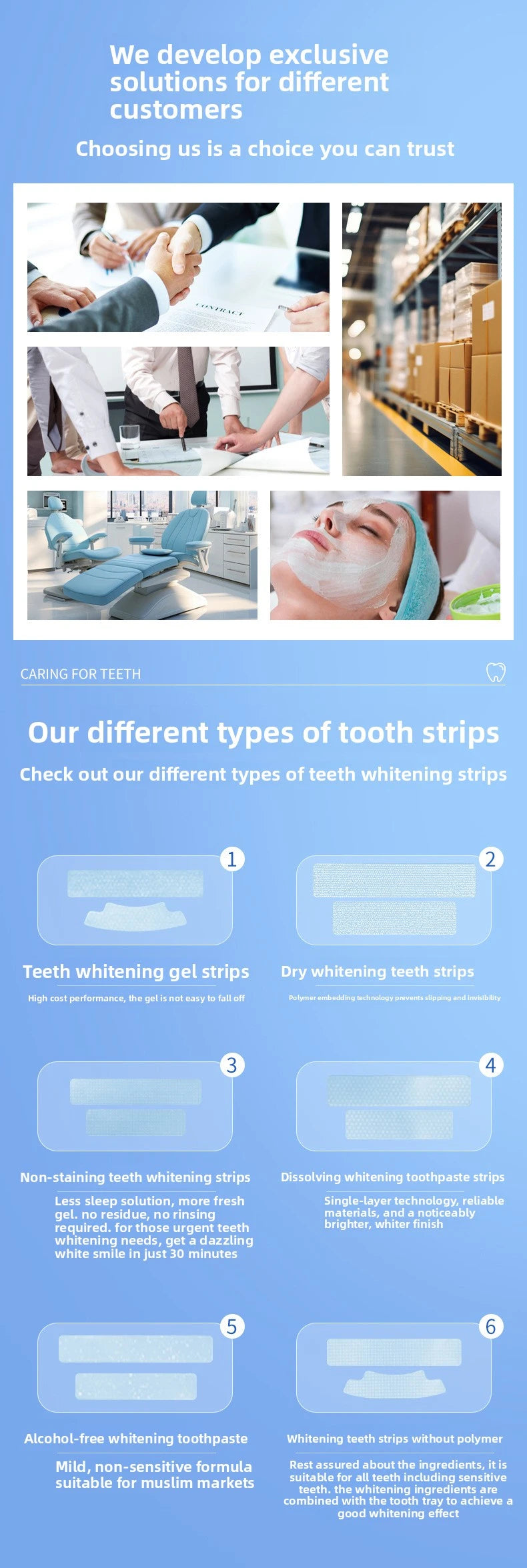Purple Teeth Whitening Strips