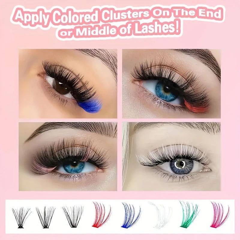 DIY Color False Eyelash Kit