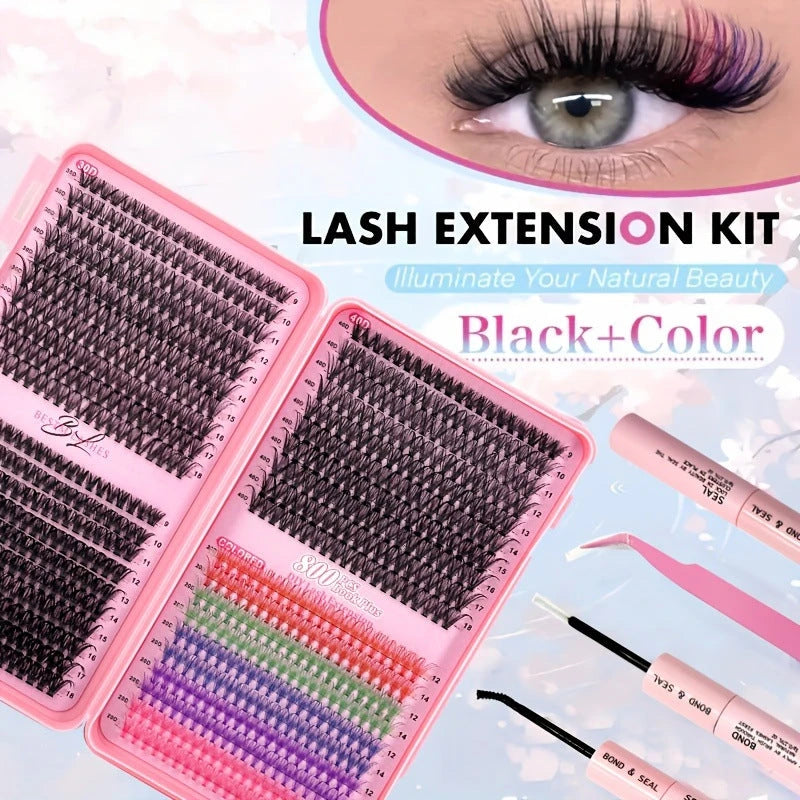 DIY Color False Eyelash Kit