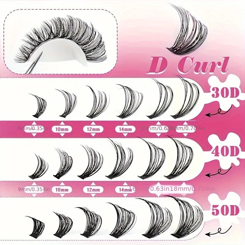 DIY Color False Eyelash Kit