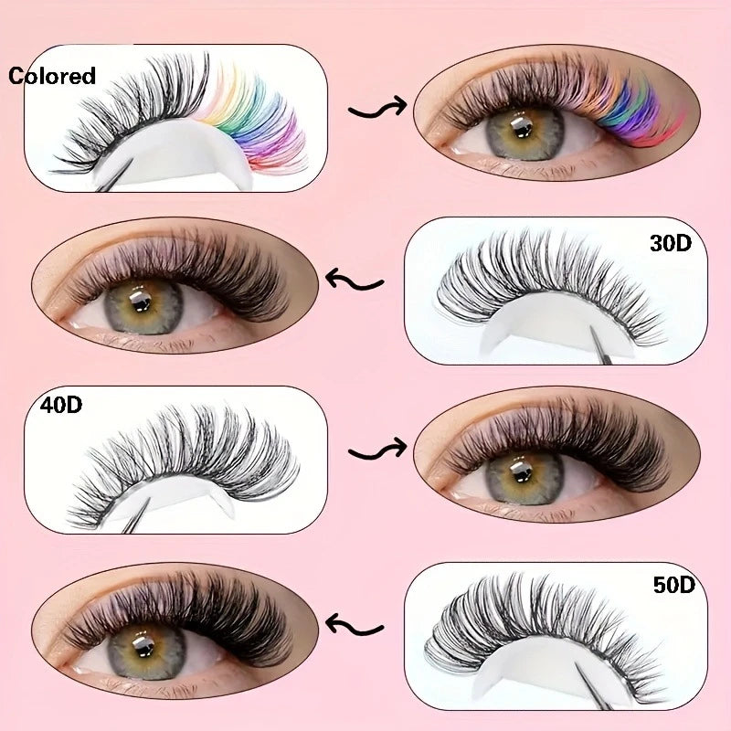 DIY Color False Eyelash Kit