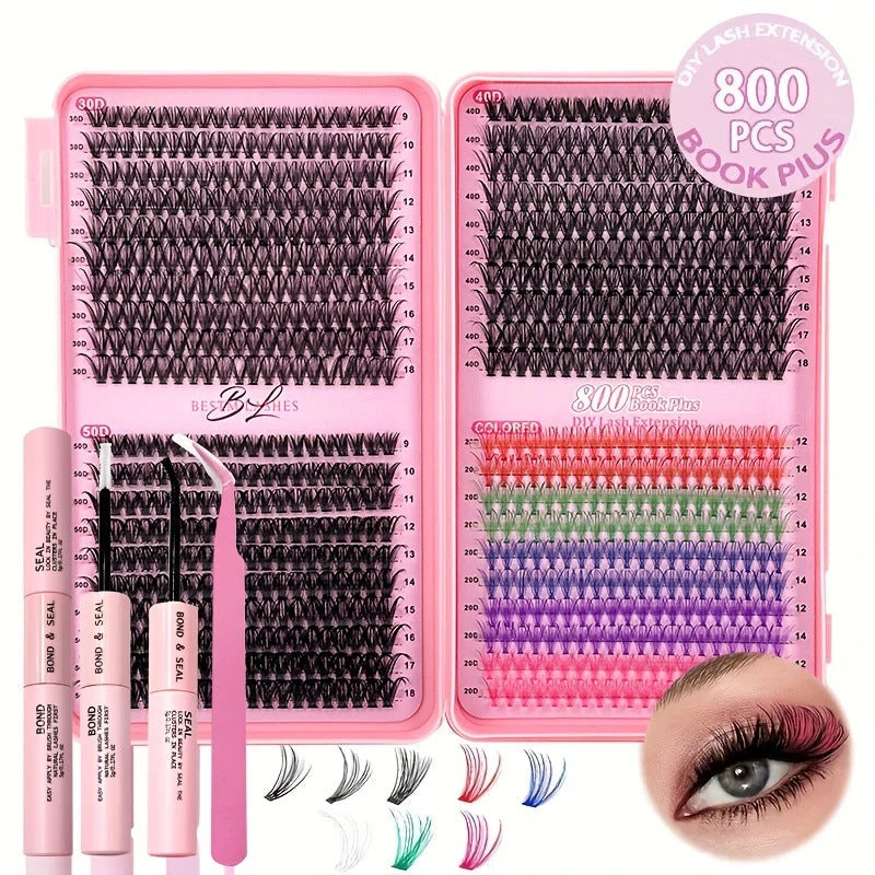 DIY Color False Eyelash Kit