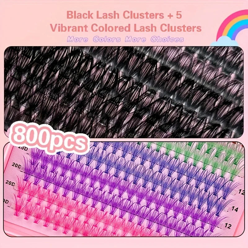 DIY Color False Eyelash Kit