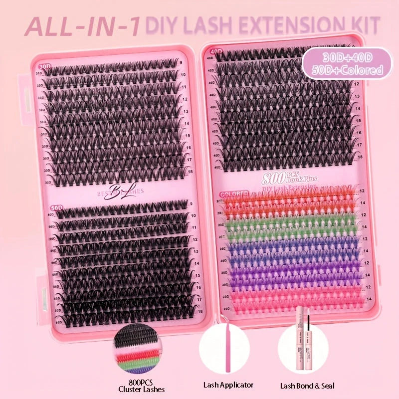 DIY Color False Eyelash Kit
