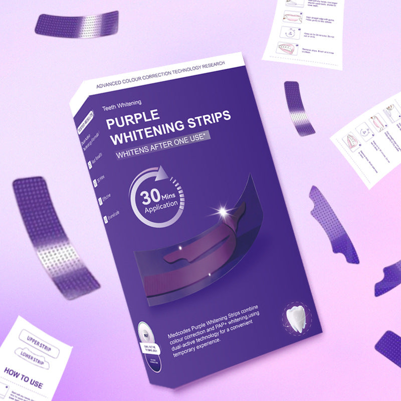 V34 Purple Dazzling White Teeth Whitening