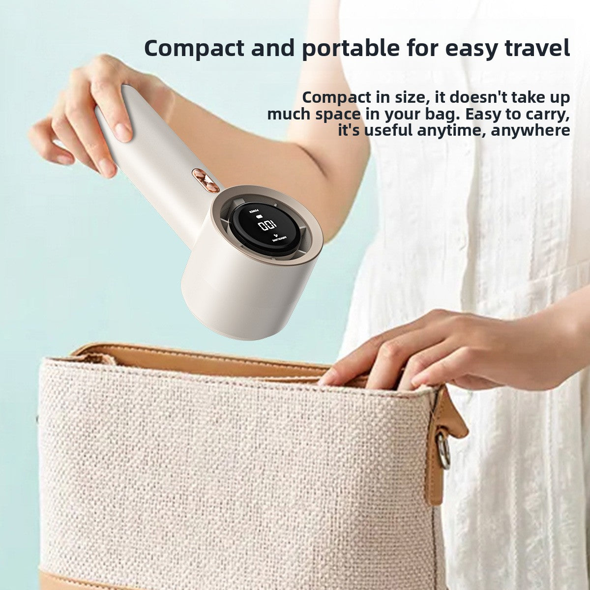 Handheld Turbo Fan with USB Charging